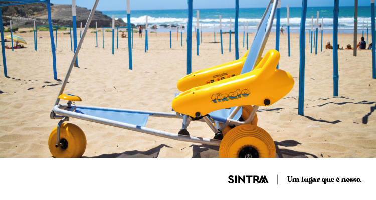 Sintra promove inclusão com o projeto “Praia Acessível – Praia para Todos”