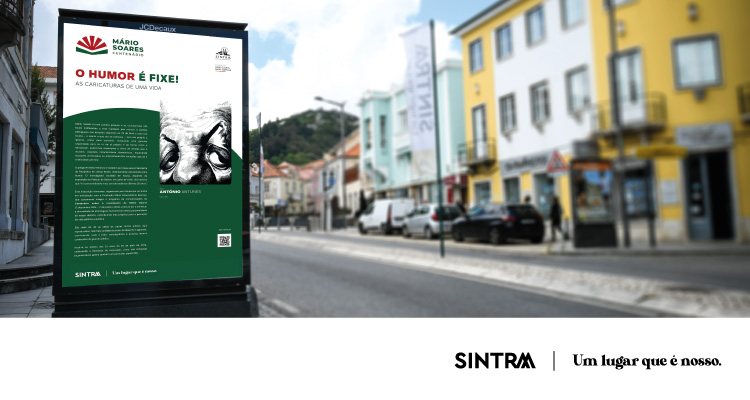 Sintra apresenta exposição itinerante de Caricaturas de Mário Soares
