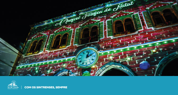 Palácio Nacional de Sintra e Queluz iluminam o Natal com espetáculos de vídeo mapping