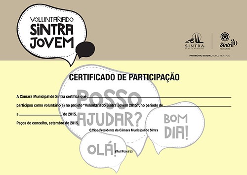 Certificado VOLUNTARIADO